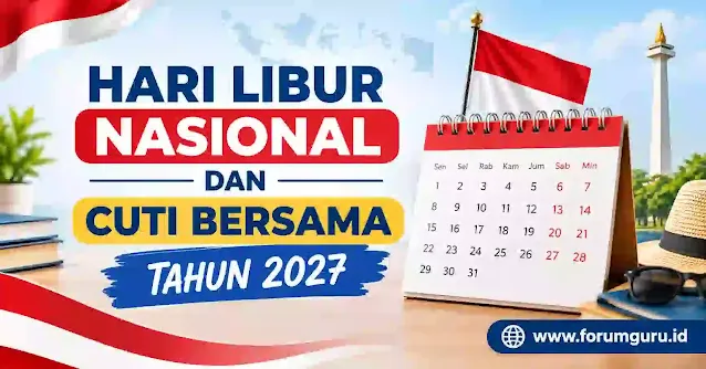 SKB 3 Menteri Hari Libur dan Cuti Bersama Tahun 2027
